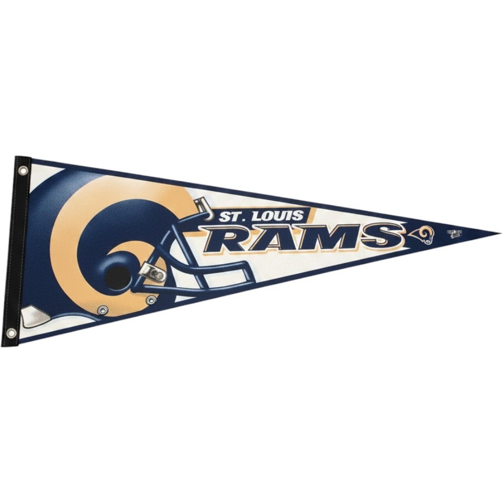 WinCraft St Louis Rams Vintage NFL Felt Pennant Banner Made in USA 12x30